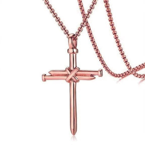 Collar Ethereal Cross Link Necklace - Vanguardia Masculina