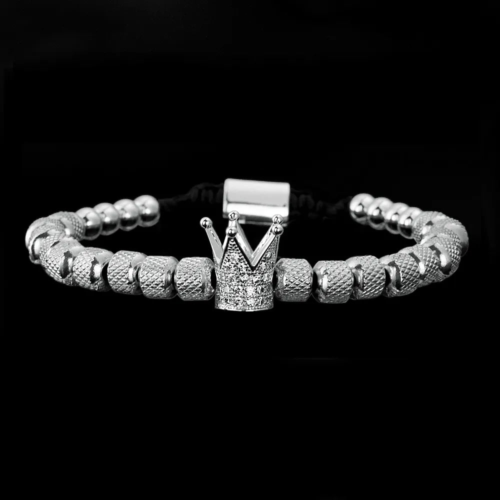 Pulseira Majestic Crown Jewel Bracelet - Vanguardia Masculina